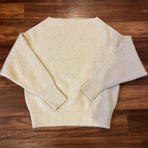 le.coeur blanc boat neck sweater (Beige) Size Medium
